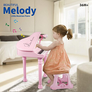 پیانو آموزشی با صندلی مدل Melody baoli کد 1504A-اسباب بازی